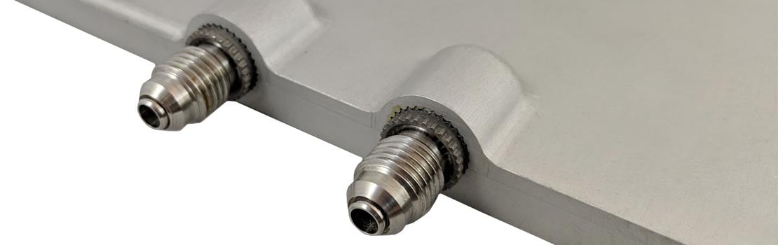 Glowing liquid cooled futuristic hyper fast computer CPU. The-Rail-Industry-and-Boyd-Solutions