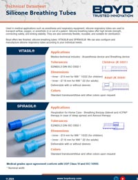 Boyd Silicone Breathing Tubes