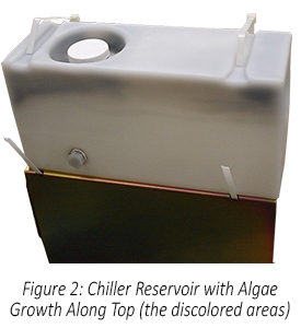 Chiller Reservoir With Algae