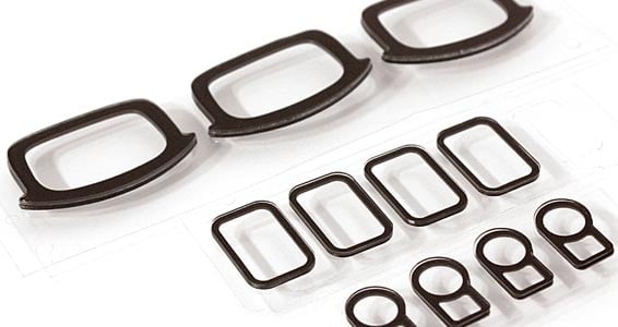 display and sensor gaskets with optically clear adhesives and components on carrier materials by Boyd
