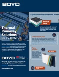 Thermal Runaway Solutions for EV Batteries